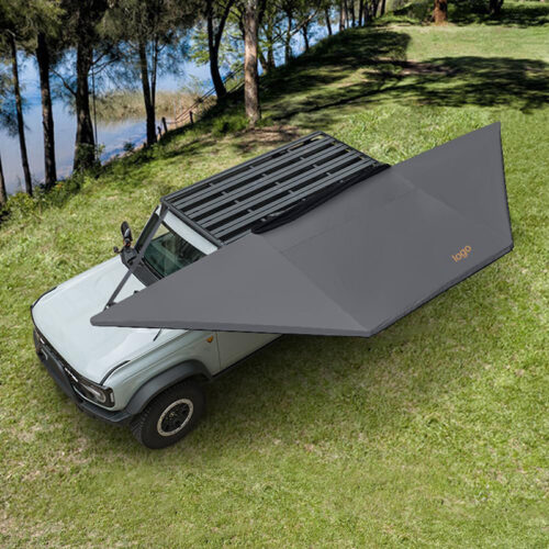car awning,180 degree car awning, car side awning, car awning with walls, SA-021