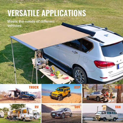 awning for car, retractable car awning, portable car awning, Pull-out Car Awning, SA-031
