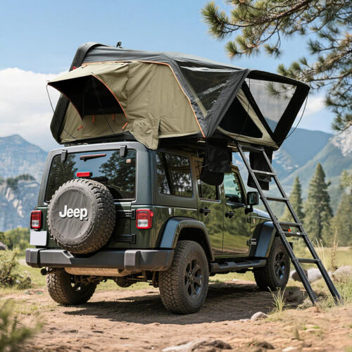 rooftop tent, universal rooftop tent, hard shell rooftop tent, ABS-032