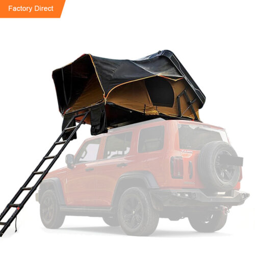 car tent rooftop, rooftop tent with sunroof access, 5 person rooftop tent, ABS-032-H