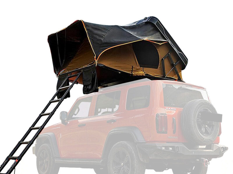 car tent rooftop, rooftop tent with sunroof access, 5 person rooftop tent, ABS-032-H