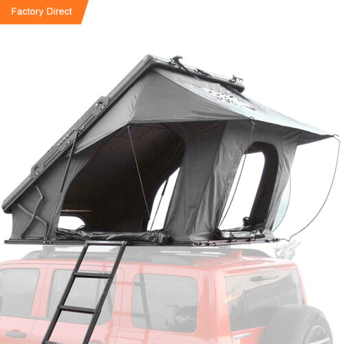 rooftop tent, aluminum rooftop tent, rooftop tent with solar panel, ALU-011-H