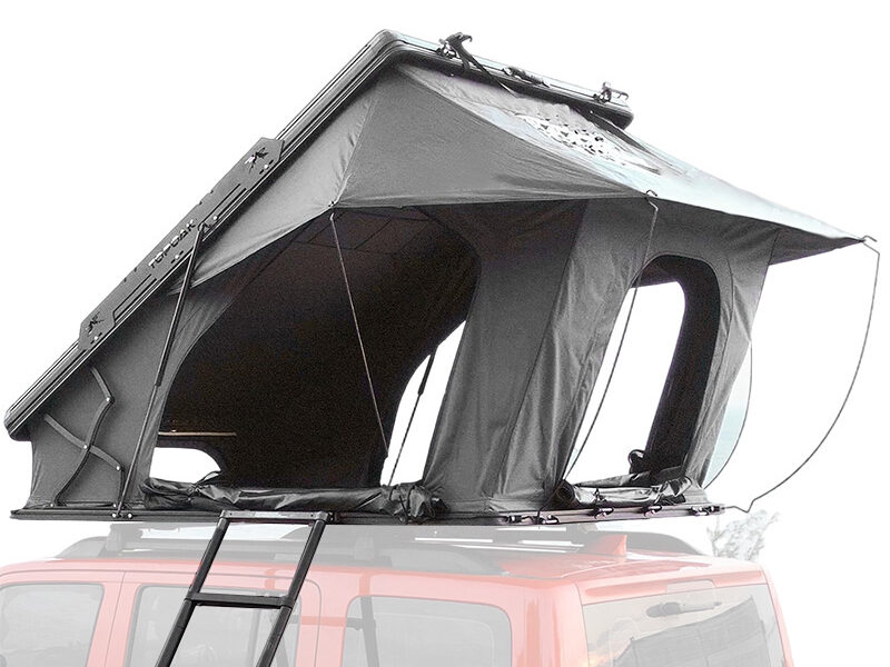 rooftop tent, aluminum rooftop tent, rooftop tent with solar panel, ALU-011-H