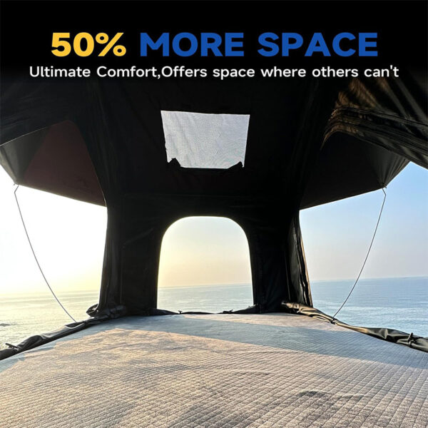 rooftop tent, aluminum rooftop tent, rooftop tent with solar panel, ALU-011-H