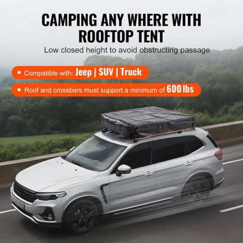 rooftop tents for cars, softshell rooftop tent, hybrid rooftop tent, SOFT-021