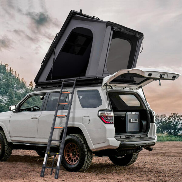 rooftop tents for cars, clamshell rooftop tent, toyota 4runner with rooftop tent, ALU-012